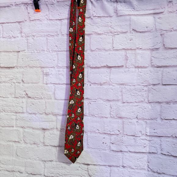 Balancine The Tie Works Disney Red Mickey Mouse Tie - Picture 3 of 4